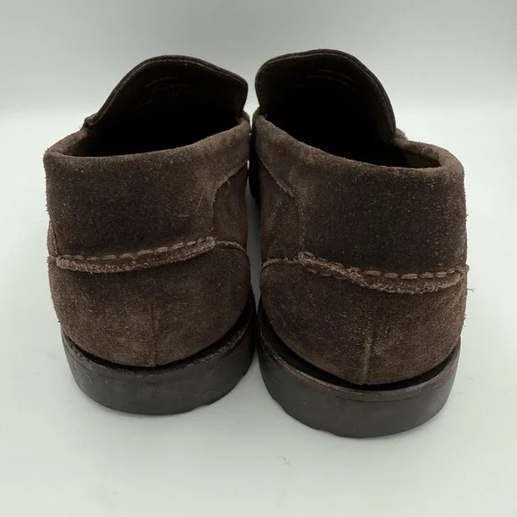 Cole Haan Brown Suede‎ Horse Bit Loafer Driver ShoesNikeAir Mens Size 11 - Picture 2 of 8